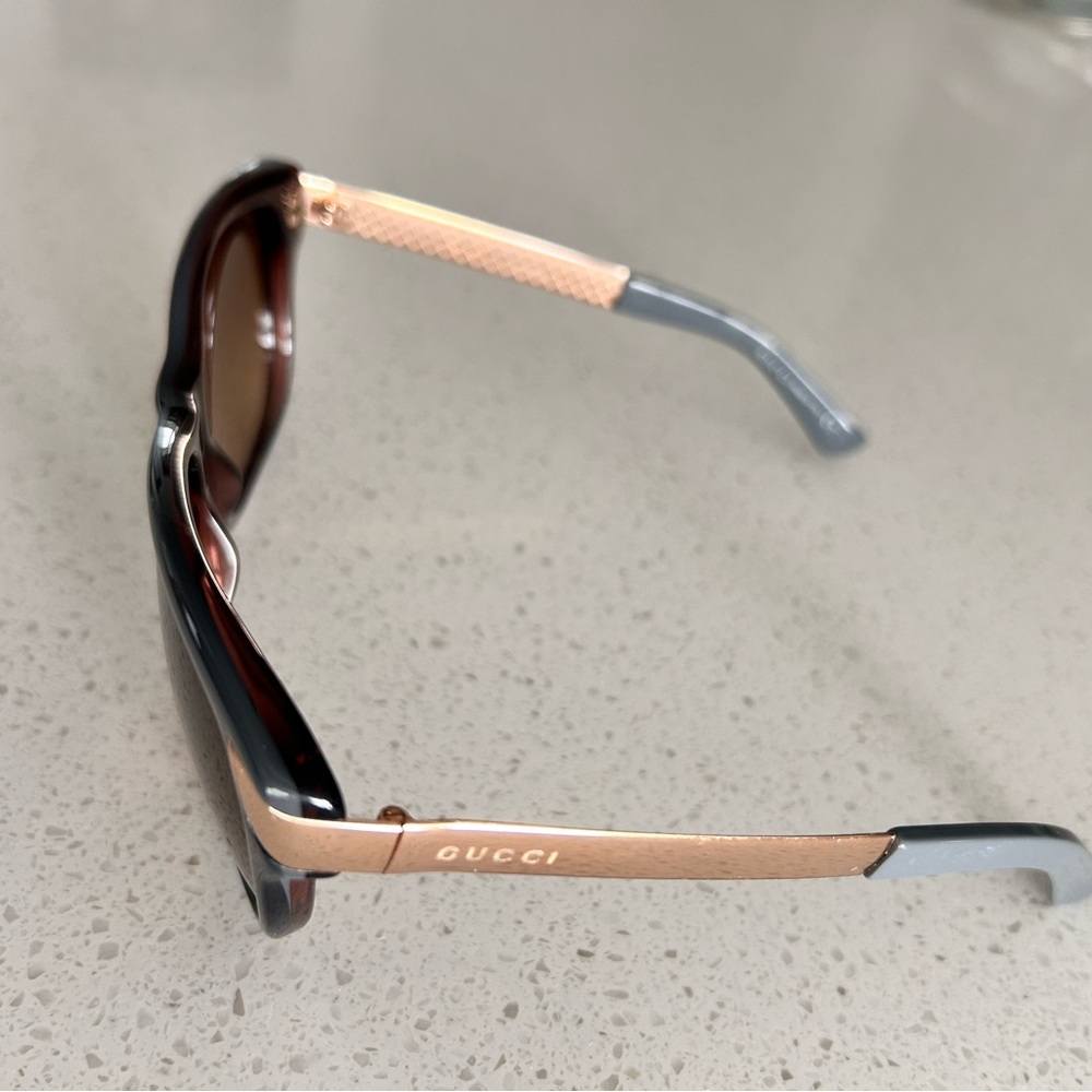 Gucci Gray and Brown Sunglasses - Picture 5 of 8